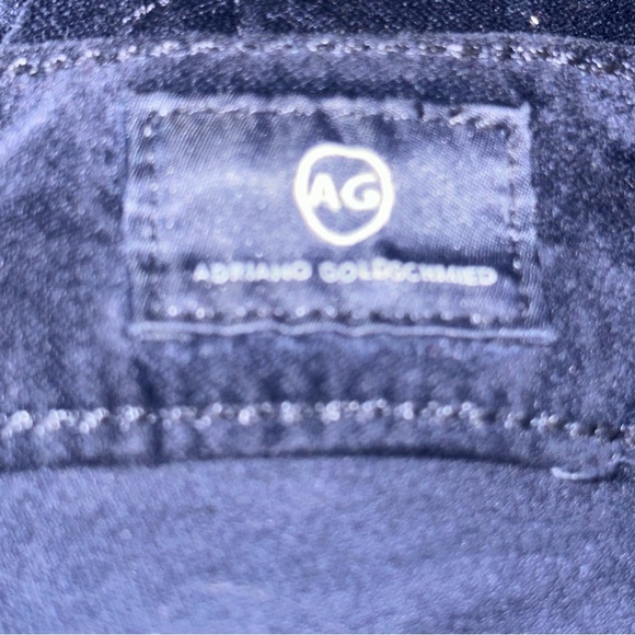 AG Adriano Goldschmied Farrah Skinny navy velvet jeans - Picture 8 of 9